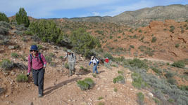 beginning of the hike