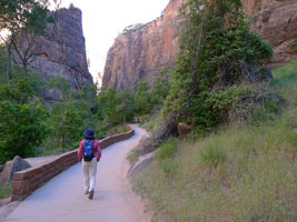 joy walking in Zion