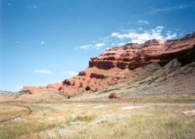 red sandstone, Wyoming