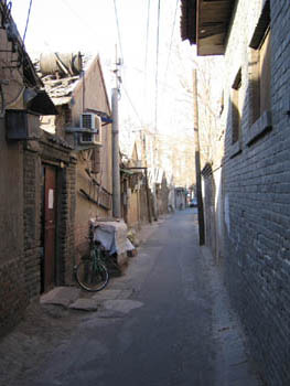 hutong alleyways, Beijing