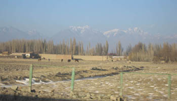 Tian Shan peaks near Urumqi