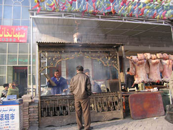 kebab vendor, Kashgar