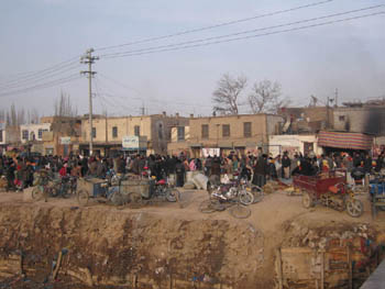 edge of the market, Kashgar