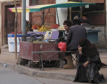 woman behind veil