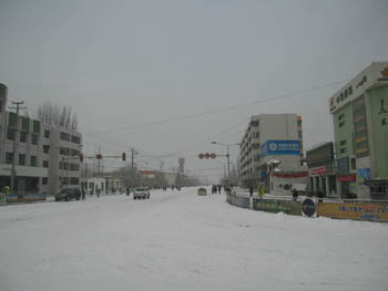 street scene in Korla