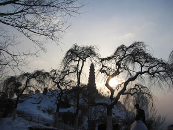 pagoda, urumqi