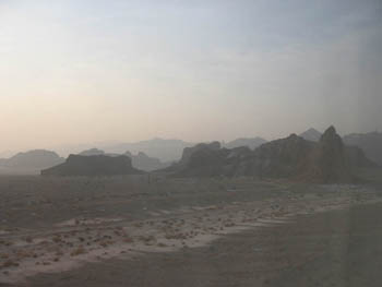 in the desert near Turpan