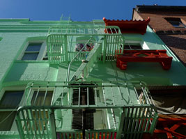 colorful balconies